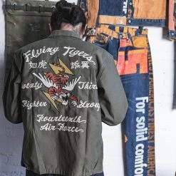 Non Stock USAAF 14th Air Force Flying Tigers Embroidery Jacket