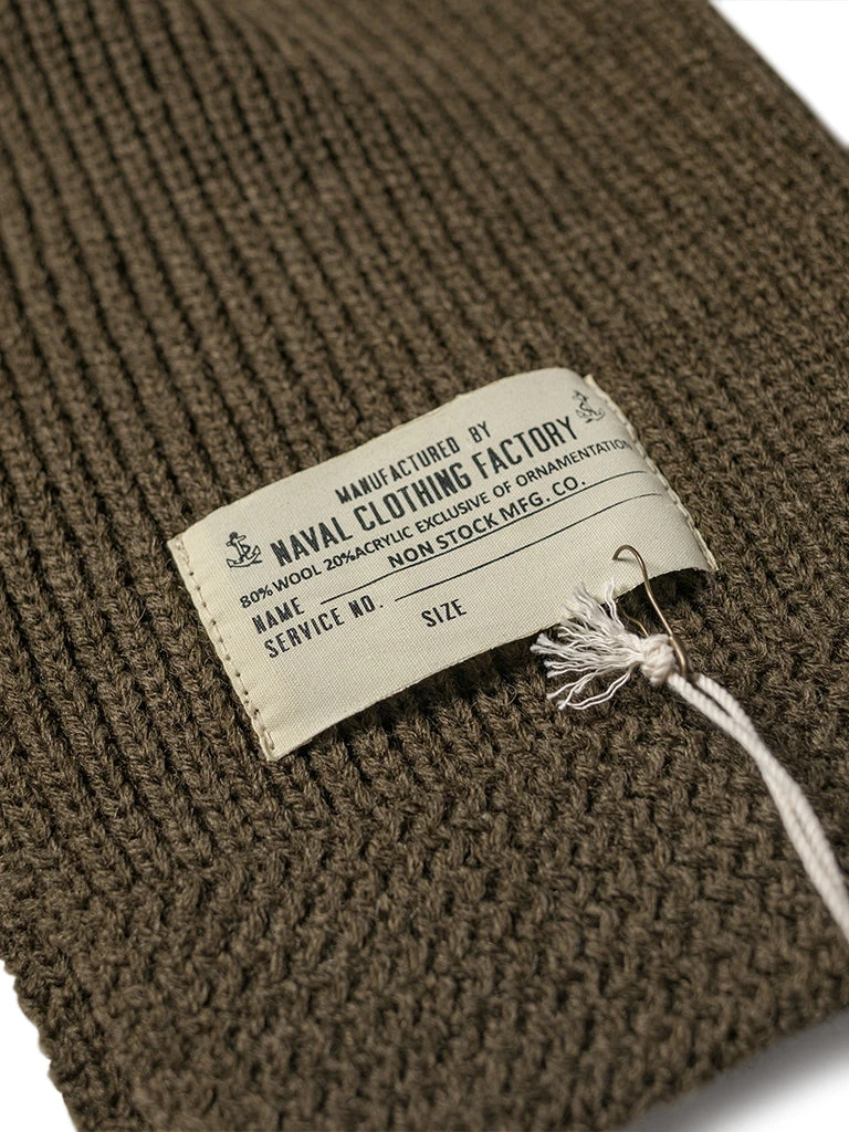 Non Stock USN Wool Scarf - Olive 7 Non Stock USN Wool Scarf - Olive