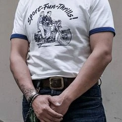 Non Stock Retro Rider Motorcycle T-Shirt - Sport Fun Thrills