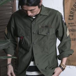 Non Stock Vietnam War US Army OG107 Fatigue Utility Shirt - Im Jin Scouts TOPS 25 Non Stock Vietnam War US Army OG107 Fatigue Utility Shirt - Im Jin Scouts TOPS