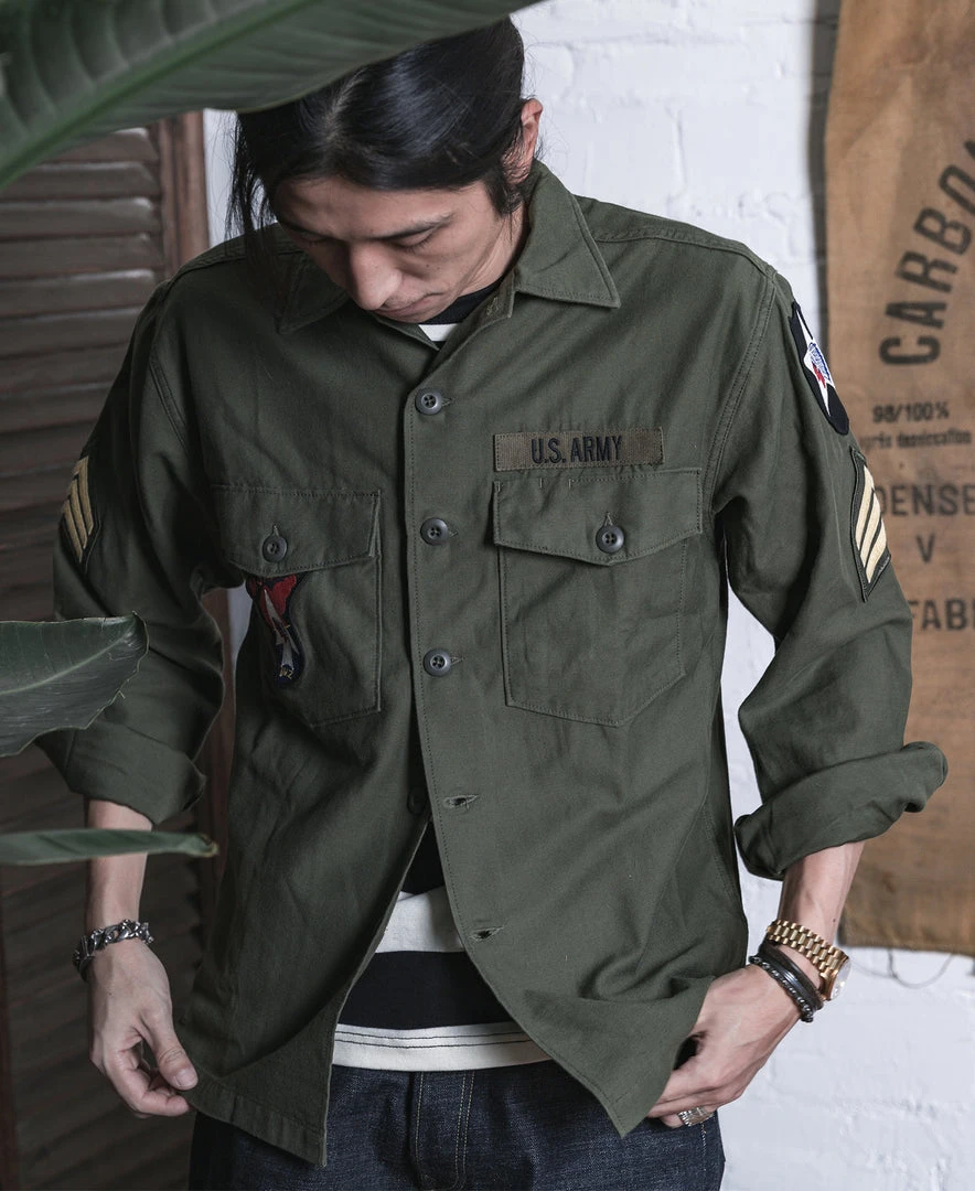 Non Stock Vietnam War US Army OG107 Fatigue Utility Shirt - Im Jin Scouts TOPS 9 Non Stock Vietnam War US Army OG107 Fatigue Utility Shirt - Im Jin Scouts TOPS