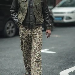 Bronson USAAF Type A-1 Leather Flight Jacket - Dark Brown OUTERWEAR