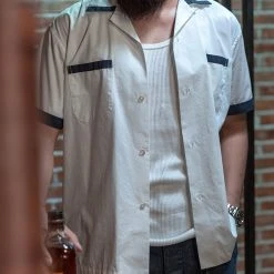 Bronson Bomb Squadron “Grim Reaper” Force Base Souvenir Bowling Shirt TOPS