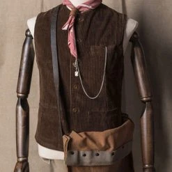 Bronson OUTERWEAR 1910s Retro Corduroy Vest