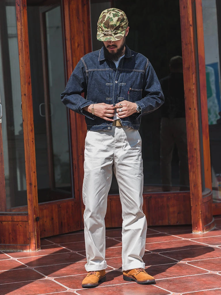 Bronson BOTTOMS 1950s US Army 14 Oz Officer Chino Trousers 9 Bronson BOTTOMS 1950s US Army 14 Oz Officer Chino Trousers