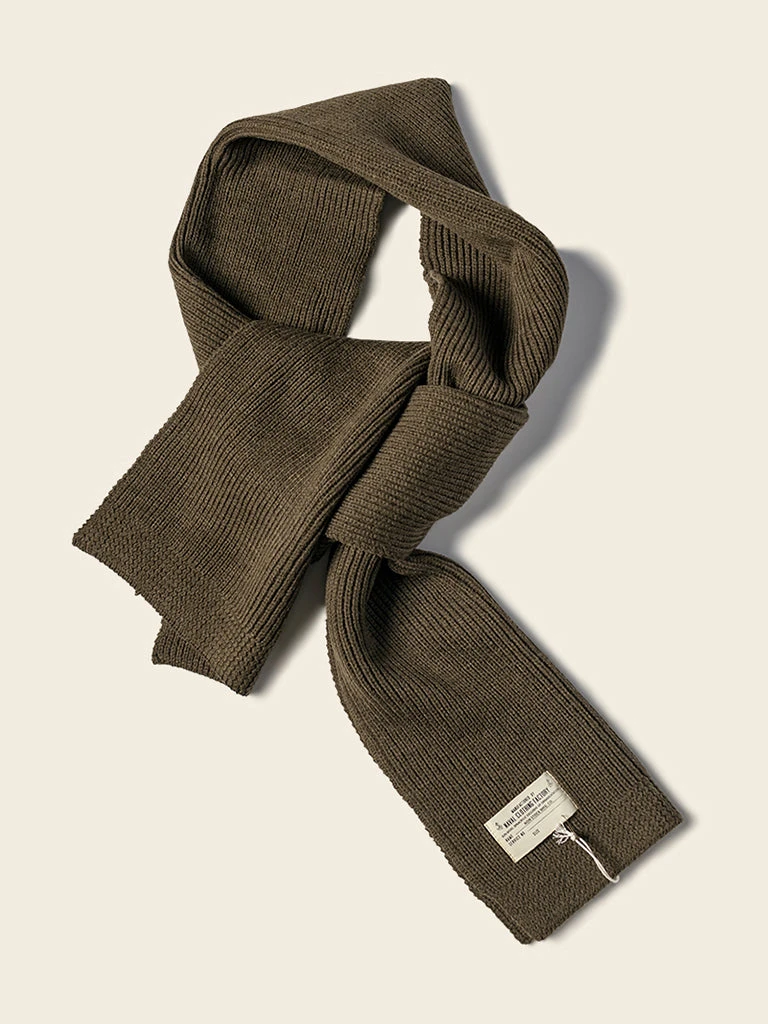 Non Stock USN Wool Scarf - Olive 1 Non Stock USN Wool Scarf - Olive